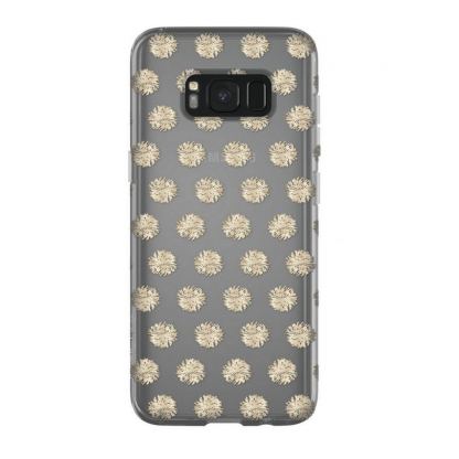 Incipio Classic Case Design Series - дизайнерски удароустойчив TPU кейс за Samsung Galaxy S8 Plus (прозрачен-златист) 5