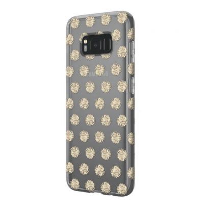 Incipio Classic Case Design Series - дизайнерски удароустойчив TPU кейс за Samsung Galaxy S8 Plus (прозрачен-златист) 4