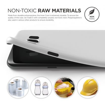 Elago Inner Core Case - тънък полипропиленов кейс (0.3 mm) за Samsung Galaxy S8 Plus (бял) 4