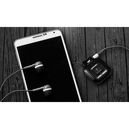 Antec AMP Smart Bean Portable Bluetooth Receiver - блутут рисийвър аудио адаптер за слушалки, MacBook и автомобилно стерео (черен) 4
