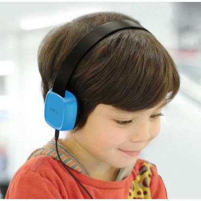 Kenu Groovies Kid On-Ear Headphones - слушалки подходящи за деца за мобилни устройства (син) 2
