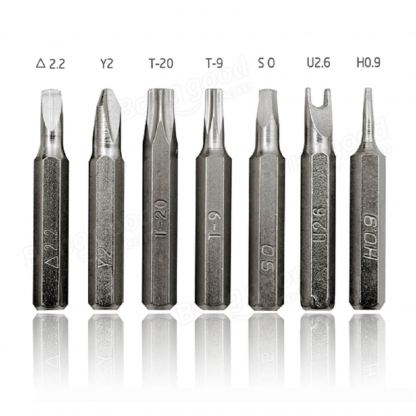Wowbits Screwdriver Bit Set Special Group - комплект инструменти за отваряне на мобилни устройства (черен-сив) 3