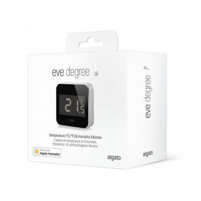 Elgato Eve Degree - безжичен сензор за измерване на температурата и влажността за iPhone, iPad и iPod Touch 6
