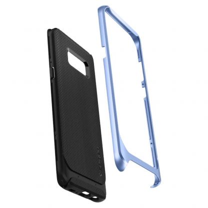 Spigen Neo Hybrid Case - хибриден кейс с висока степен на защита за Samsung Galaxy S8 (черен-син) 6