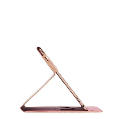 Knomo Leather Wrap Folio Case - кожен кейс и поставка за iPad Pro 9.7 (розово злато) 6