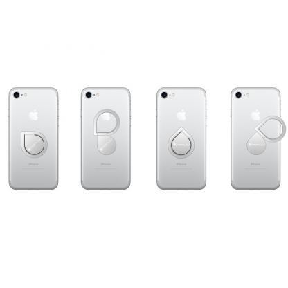 Honju Universal Mobile Ring Holder HKRDG01 - поставка и аксесоар против изпускане на вашия смартфон (тъмносив) 9