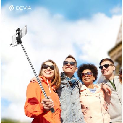 Devia 360 Rotation Selfie Stick - разтегаем селфи стик за iPhone и iPod с Lightning (черен) 3