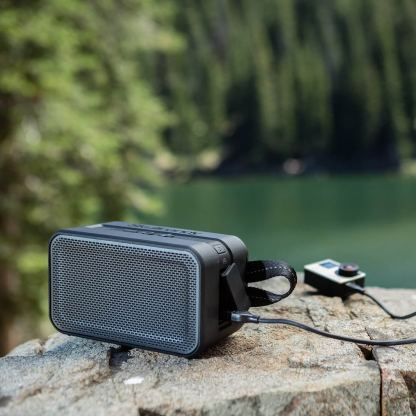 Skullcandy Barricade XL Bluetooth Wireless Portable Speaker - водо и удароустойчив безжичен спийкър с микрофон за мобилни устройства (черен) 5