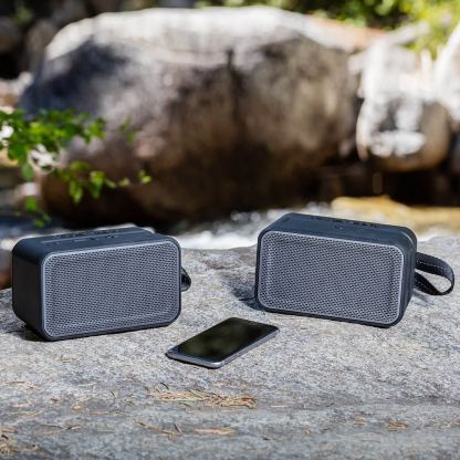 Skullcandy Barricade XL Bluetooth Wireless Portable Speaker - водо и удароустойчив безжичен спийкър с микрофон за мобилни устройства (черен) 6