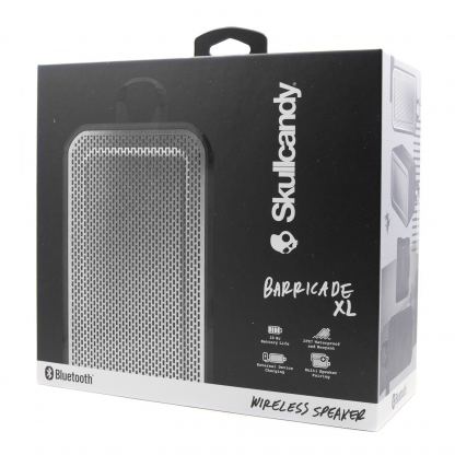 Skullcandy Barricade XL Bluetooth Wireless Portable Speaker - водо и удароустойчив безжичен спийкър с микрофон за мобилни устройства (черен) 8