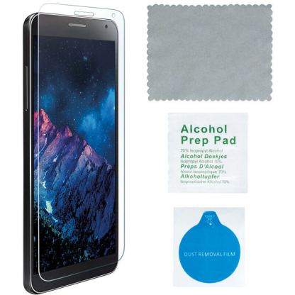 4smarts Second Glass - калено стъклено защитно покритие за дисплея на LG Q6 (прозрачен) 2