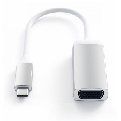 Satechi Aluminum USB-C to VGA Adapter - адаптер за свързване от USB-C към VGA (сребрист) 3