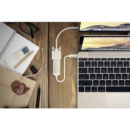 Satechi Aluminum USB-C to VGA Adapter - адаптер за свързване от USB-C към VGA (сребрист) 6