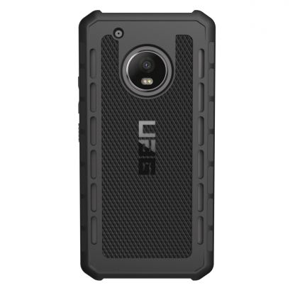 Urban Armor Gear Outback Case - удароустойчив хибриден кейс за Lenovo Moto G5 Plus (черен) 2