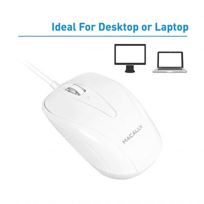 Macally TurboC Mouse - USB-C оптична мишка за PC и Mac 2