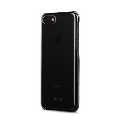 Moshi XT Case - тънък поликарбонатов кейс за iPhone SE 2020, iPhone 7, iPhone 8 (черен-прозрачен) 2