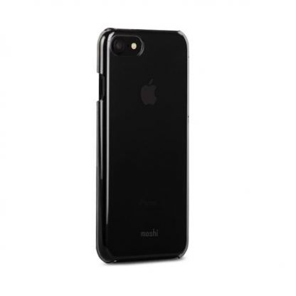 Moshi XT Case - тънък поликарбонатов кейс за iPhone SE 2020, iPhone 7, iPhone 8 (черен-прозрачен) 3