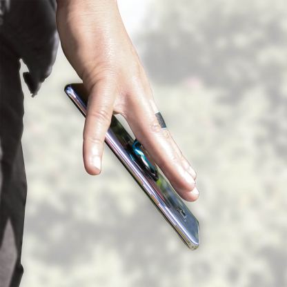 4smarts Finger Strap - практичен аксесоар за лесно използване и против и зпускане на вашия смартфон (кафяв) 5
