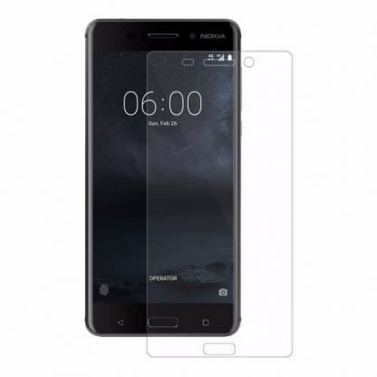 Eiger 3D Glass Full Screen Tempered Glass - калено стъклено защитно покритие за целия дисплея на Nokia 6 (прозрачен) 3