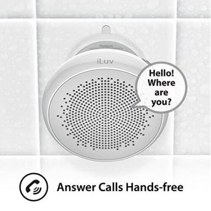 iLuv Aud Shower Speaker - водоустойчив безжичен спийкър за мобилни устройства (бял) 2