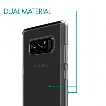 Skech Crystal Case SK99-CRY-CLR - силиконов TPU калъф за Samsung Galaxy Note 8 (прозрачен) 5