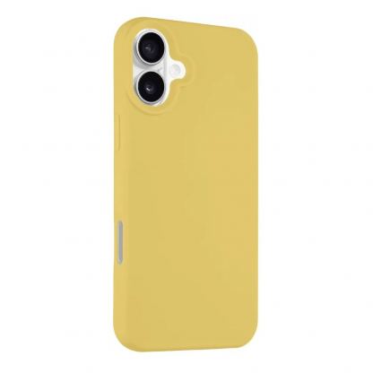 Силиконов калъф с MagSafe за iPhone 16 Plus - Tactical MagForce Velvet Smoothie Cover (жълт) 2