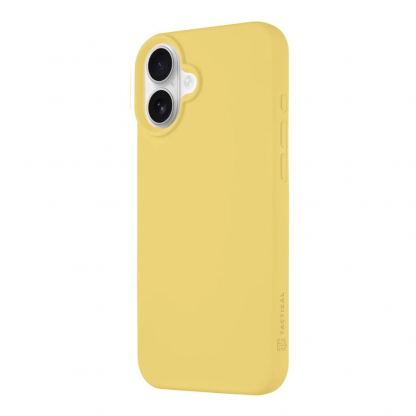 Силиконов калъф с MagSafe за iPhone 16 Plus - Tactical MagForce Velvet Smoothie Cover (жълт) 3