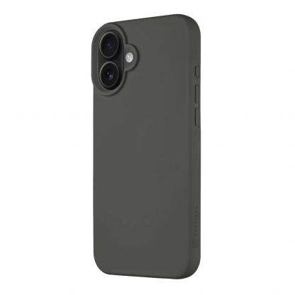 Силиконов калъф с MagSafe за iPhone 16 Plus - Tactical MagForce Velvet Smoothie Cover (тъмносив) 3