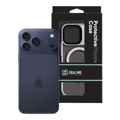 Хибриден удароустойчив кейс с MagSafe за iPhone 17 Pro Max - OBALME MagNetix Hybrid MagSafe Case (прозрачен) 3