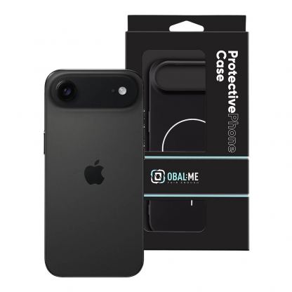 Силиконов (TPU) калъф с MagSafe за iPhone 17 Air - OBALME MagNetix Matte TPU MagSafe Case (черен) 4