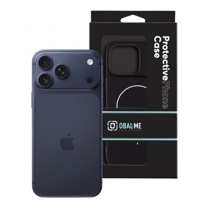 Силиконов (TPU) калъф с MagSafe за iPhone 17 Pro Max - OBALME MagNetix Matte TPU MagSafe Case (черен) 4