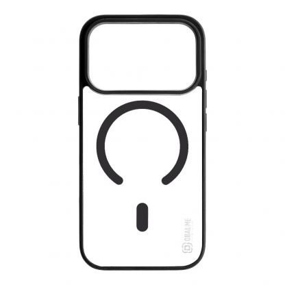 Хибриден удароустойчив кейс с MagSafe за iPhone 17 Pro - OBALME MagNetix Outline Hybrid MagSafe Case (черен-прозрачен) 2