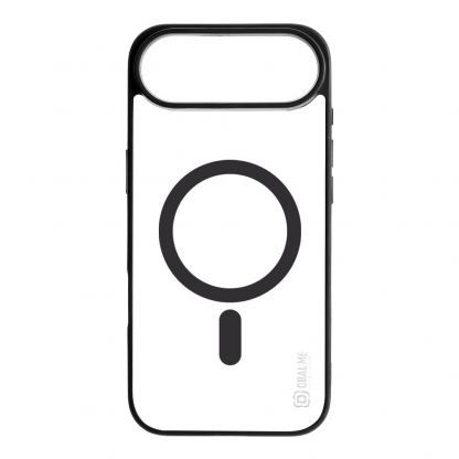 Хибриден удароустойчив кейс с MagSafe за iPhone 17 Air - OBALME MagNetix Outline Hybrid MagSafe Case (черен-прозрачен) 2