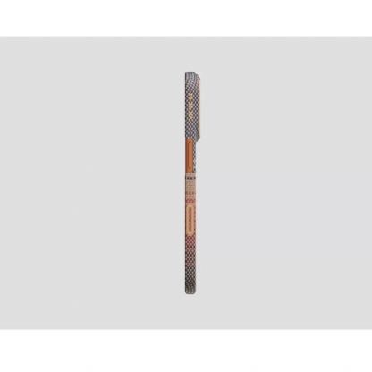 Кевларен кейс с MagSafe за iPhone 17 - Pitaka PitaTap MagEZ 7 Ultra Slim Case Aramid Fiber (шарен) 6