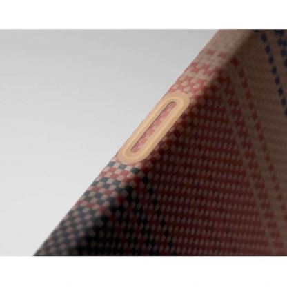 Кевларен кейс с MagSafe за iPhone 17 - Pitaka PitaTap MagEZ 7 Ultra Slim Case Aramid Fiber (шарен) 7