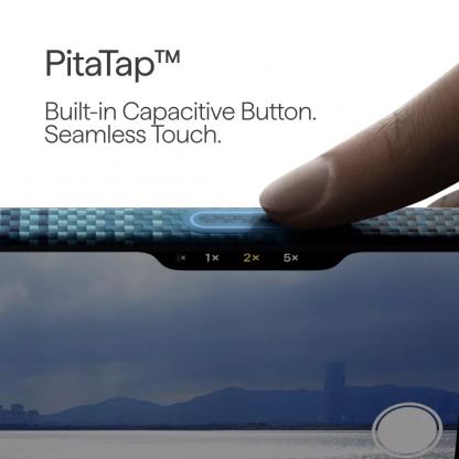 Кевларен кейс с MagSafe за iPhone 17 - Pitaka PitaTap MagEZ 7 Ultra Slim Case Aramid Fiber (тъмносин) 2