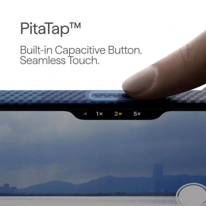 Кевларен кейс с MagSafe за iPhone 17 Pro - Pitaka StarPeak MagEZ 7 Ultra Slim Case Aramid Fiber (тъмносин) 5