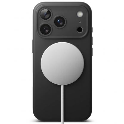 Силиконов (TPU) калъф с MagSafe за iPhone 17 Pro Max - Ringke Silicone Magnetic MagSafe Case (черен) 3