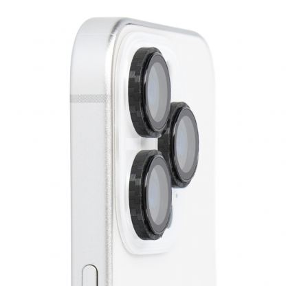 Предпазни стъклени лещи за камерата на iPhone 17 Pro, iPhone 17 Pro Max - Tel Protect 3D Aramid Tempered Glass Camera Lens Protector (карбон) 7