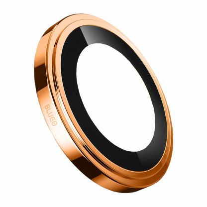 Предпазни сапфирени лещи за камерата на iPhone 17 Pro, iPhone 17 Pro Max - Blueo Sapphire Crystal Original Camera Lens Glass Protector (оранжев) 2