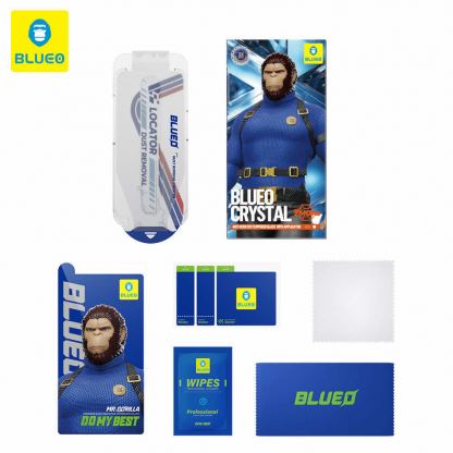 Стъклено защитно покритие за дисплея на iPhone 16 Pro, iPhone 17, iPhone 17 Pro - Blueo Crystal Anti-Scratch Tempered Glass 7