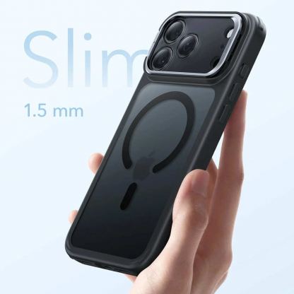 Хибриден кейс с висока степен на защита с MagSafe за iPhone 17 Pro Max - ESR Classic Hybrid HaloLock Kickstand MagSafe Case (черен-прозрачен) 7