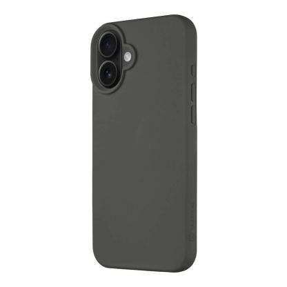 Силиконов калъф за iPhone 16 Plus - Tactical Velvet Smoothie Cover (тъмносив) 3