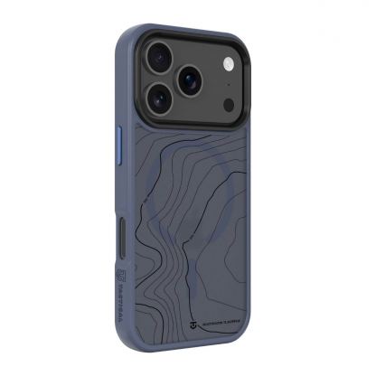 Хибриден удароустойчив кейс с MagSafe за iPhone 17 Pro - Tactical MagForce Hyperstealth Sika Cover (син) 2