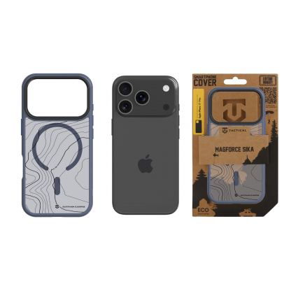 Хибриден удароустойчив кейс с MagSafe за iPhone 17 Pro - Tactical MagForce Hyperstealth Sika Cover (син) 3