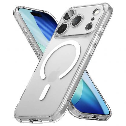 Хибриден кейс с висока степен на защита с MagSafe за iPhone 17 Pro Max  - Ringke Fusion Magnetic Case (прозрачен-мат 3