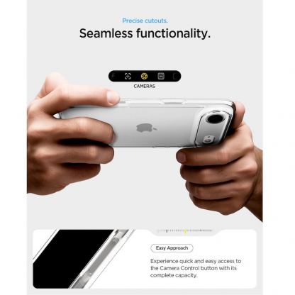 Хибриден кейс с висока степен на защита за iPhone 17 Air - Spigen Ultra Hybrid Case (прозрачен) 7