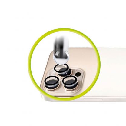 Предпазни стъклени лещи за камерата на iPhone 17 Pro, iPhone 17 Pro Max - Mobile Origin Easy Lens Guards (прозрачен) 3