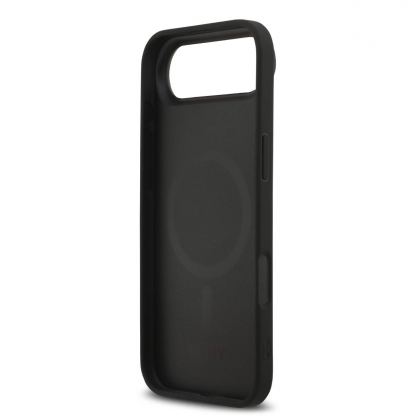 Дизайнерски кожен кейс с MagSafe за iPhone 17 Air - DKNY PU Leather Grid Pattern Magsafe Leather Hard Case (черен) 6