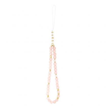 Хибриден удароустойчив кейс с MagSafe и връзка за ръка за iPhone 17 Air - Guess IML Flower Allover Strap MagSafe Case (розов) 6